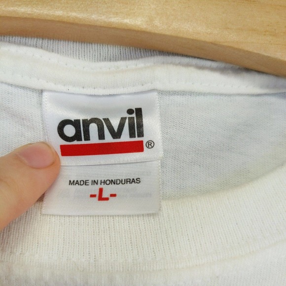 Anvil Men's 42nd Tire Kingdom Gatornationals White Large 2011 Double Sided - Picture 10 of 16